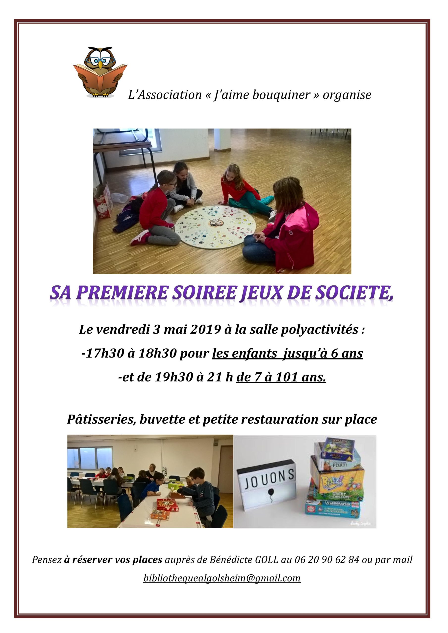 Soirée Jeux "J'aime Bouquiner"