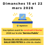 Élections municipales 2026