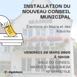 🗳️ Installation du nouveau conseil municipal